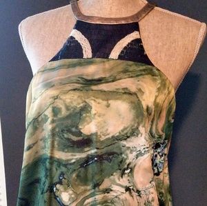 Nicole Miller silk top sz M